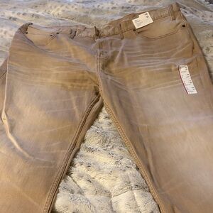 Goodfellow & Co Tan Slim Straight Jeans
